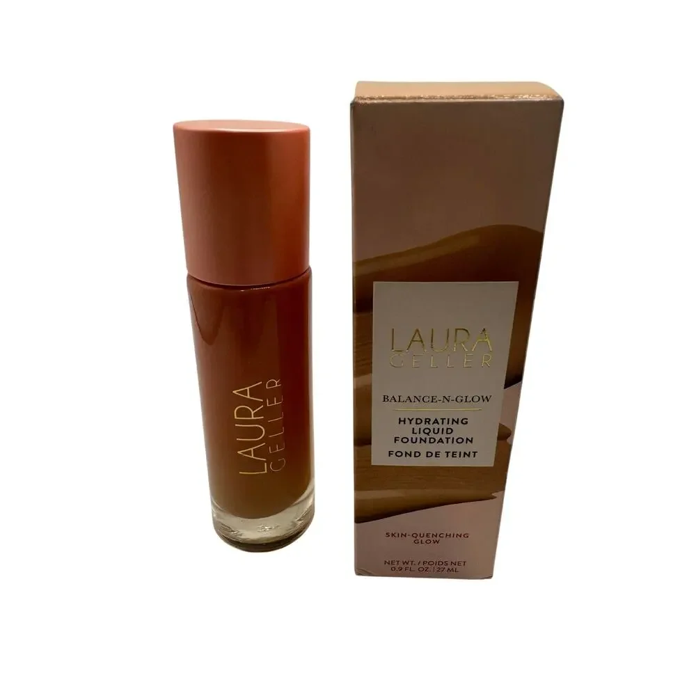 Laura Geller Balance-N-Glow Hydrating Liquid Foundation Medium Makeup 0.9 Oz NIB